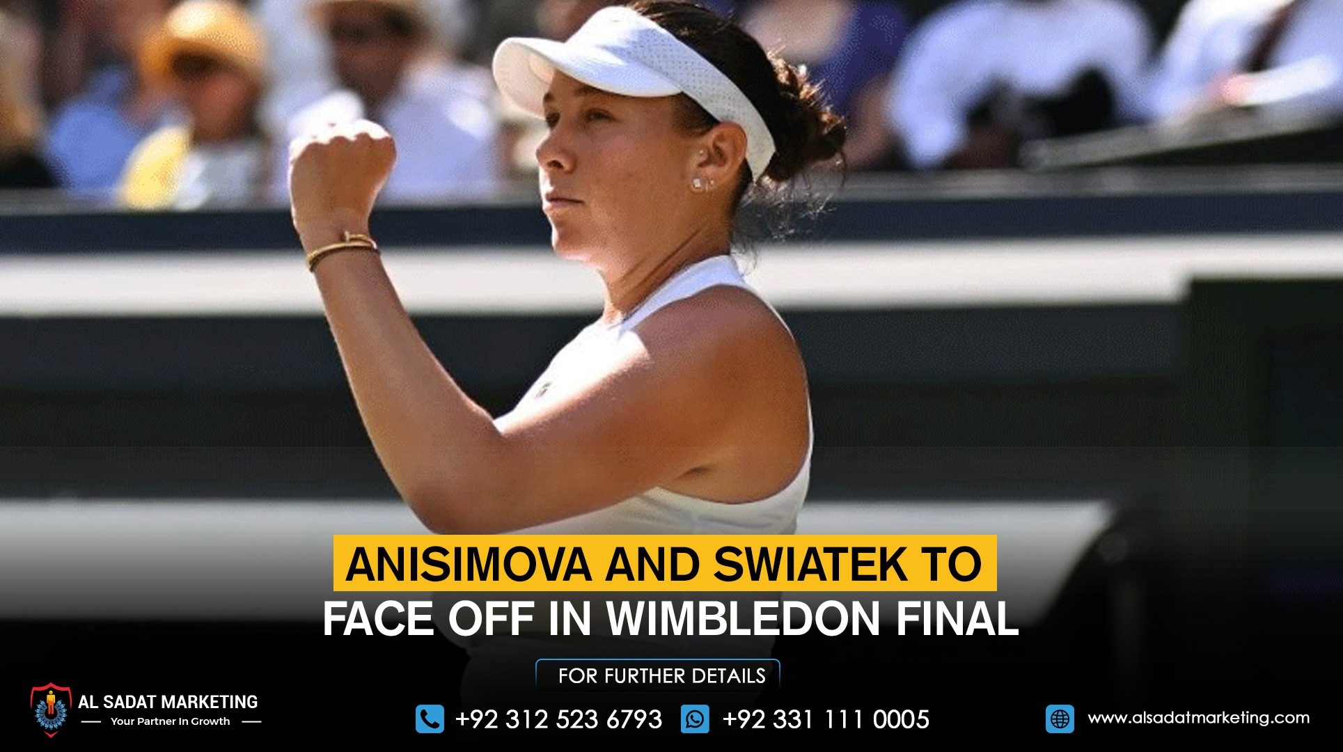 Anisimova and Swiatek to face off in Wimbledon final