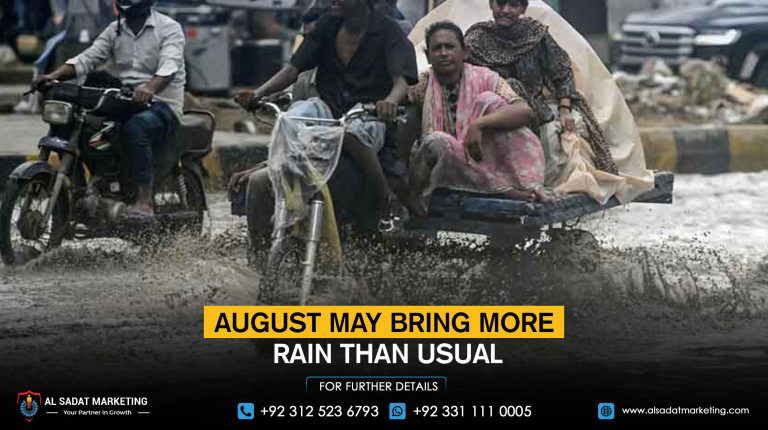 August may bring more rain than usual