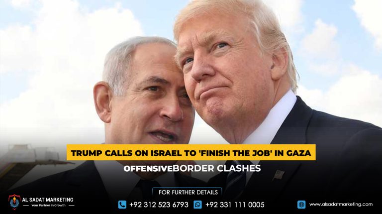 Trump Calls on Israel to 'Finish the Job' in Gaza Offensive