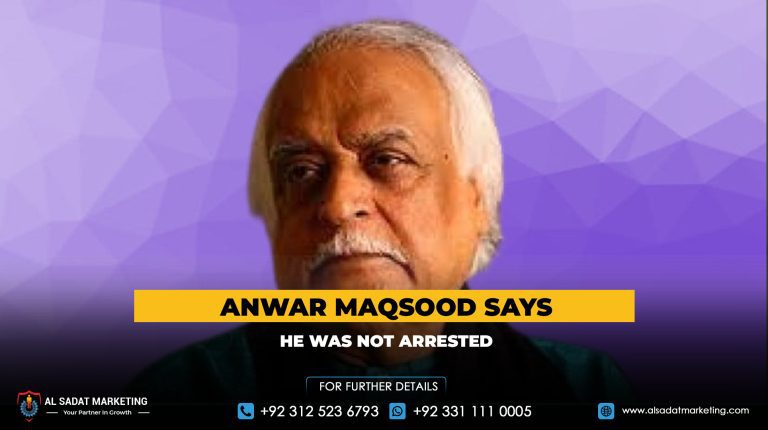 Anwar Maqsood Says He Was Not Arrested
