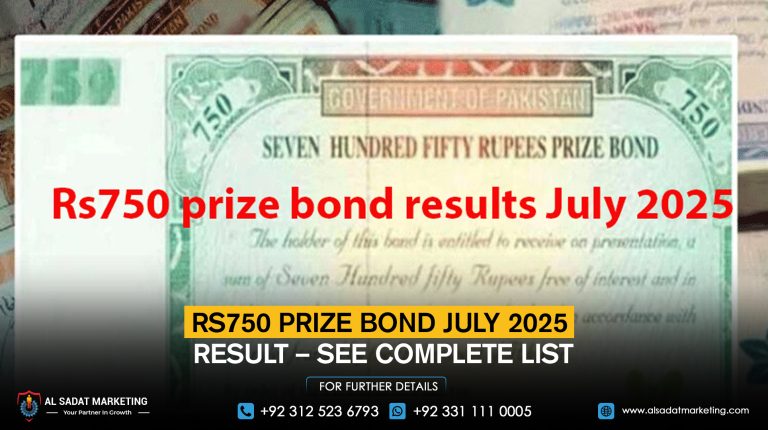 Rs750 prize bond July 2025 result – See complete list