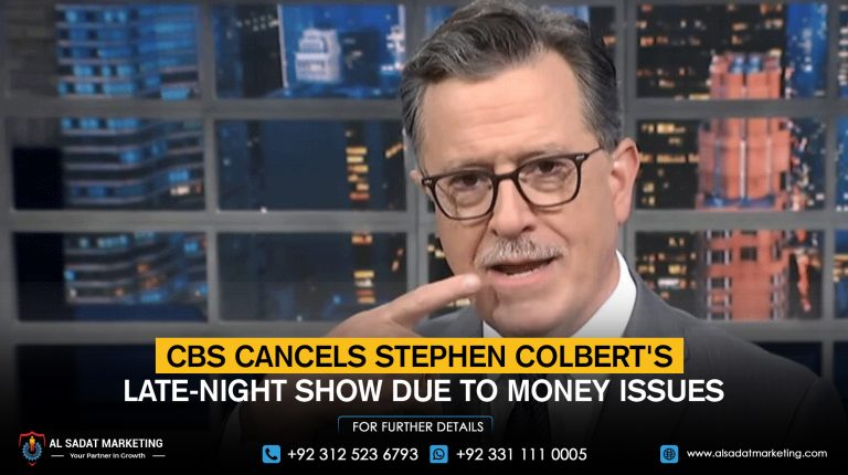 CBS cancels Stephen Colbert's late-night show due to money issues