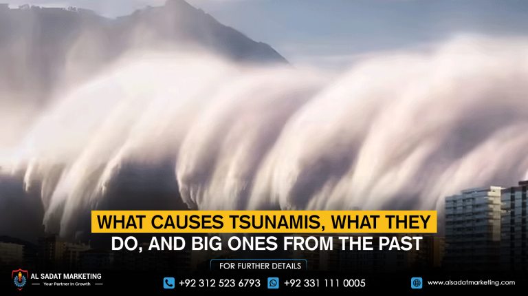 What causes tsunamis, what they do, and big ones from the past