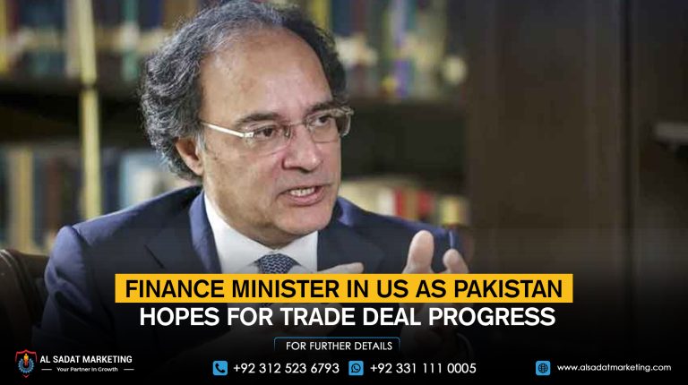 Finance Minister in the US, as Pakistan hopes for trade deal progress