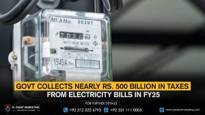 Govt Collects Nearly Rs. 500 Billion in Taxes From Electricity Bills in FY25