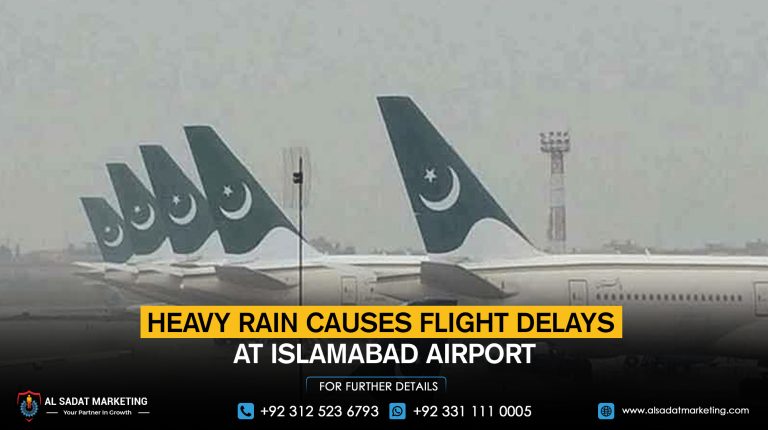 Heavy rain causes flight delays at Islamabad airport