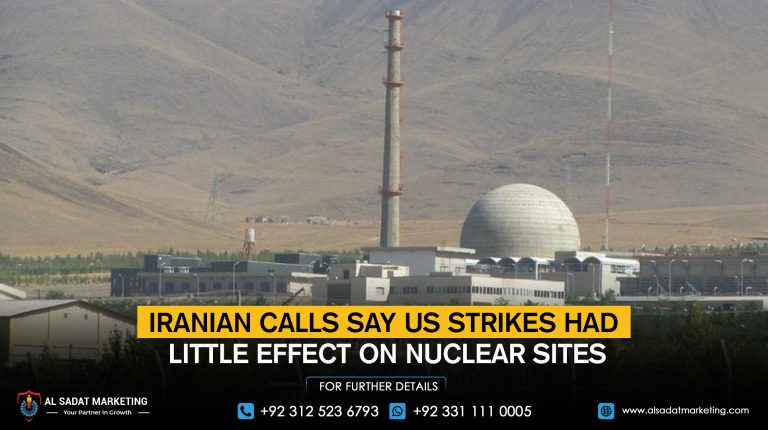 Iranian calls say US strikes had little effect on nuclear sites