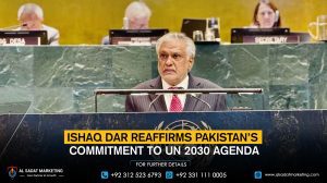 Ishaq Dar Reaffirms Pakistan’s Commitment to UN 2030 Agenda