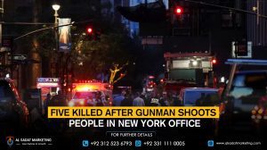 Five killed after gunman shoots people in New York office