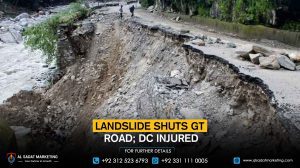Landslide shuts GT Road; DC injured