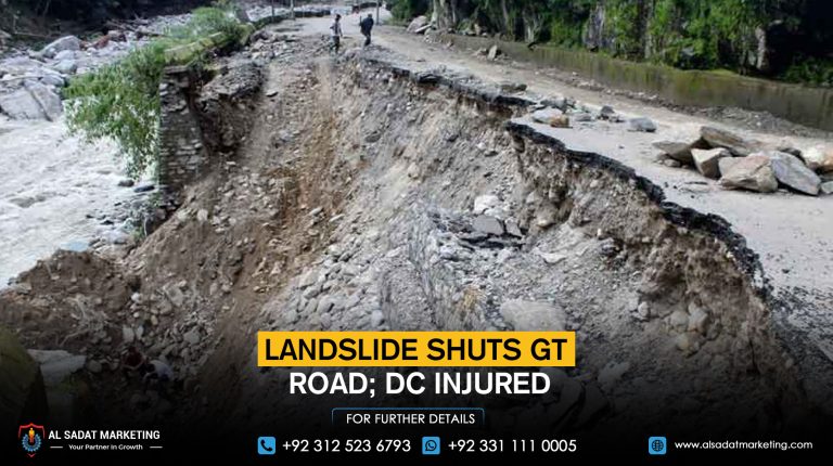 Landslide shuts GT Road; DC injured