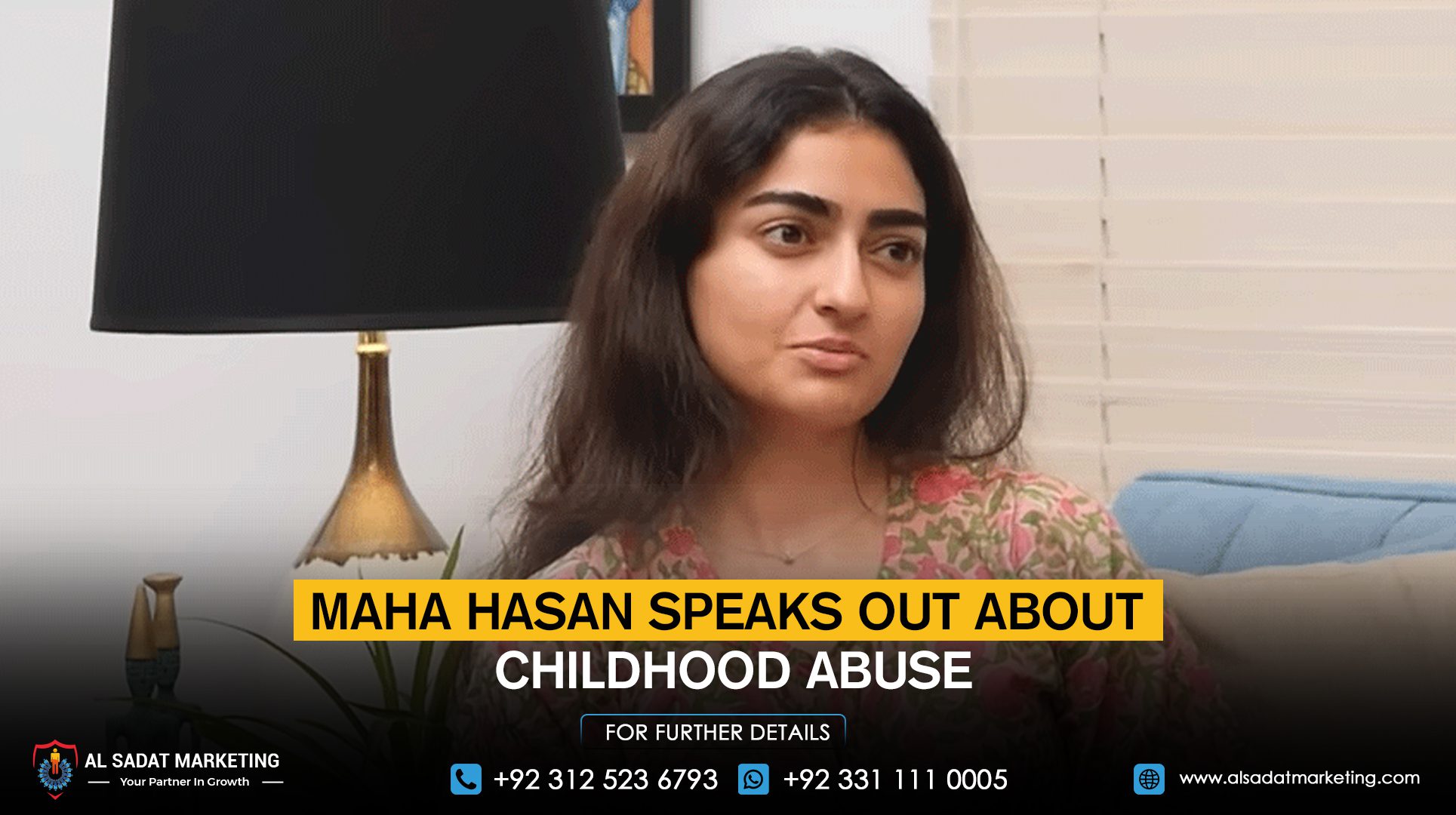 Maha Hasan speaks out about childhood abuse