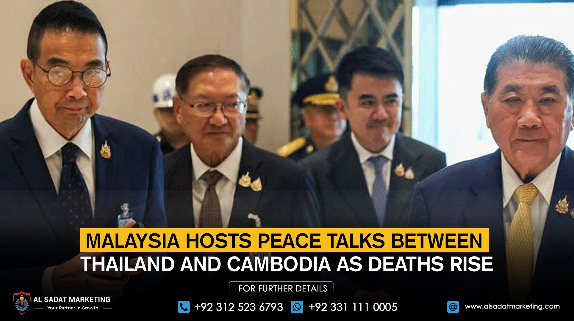 Malaysia Hosts Peace Talks Between Thailand and Cambodia as Deaths Rise