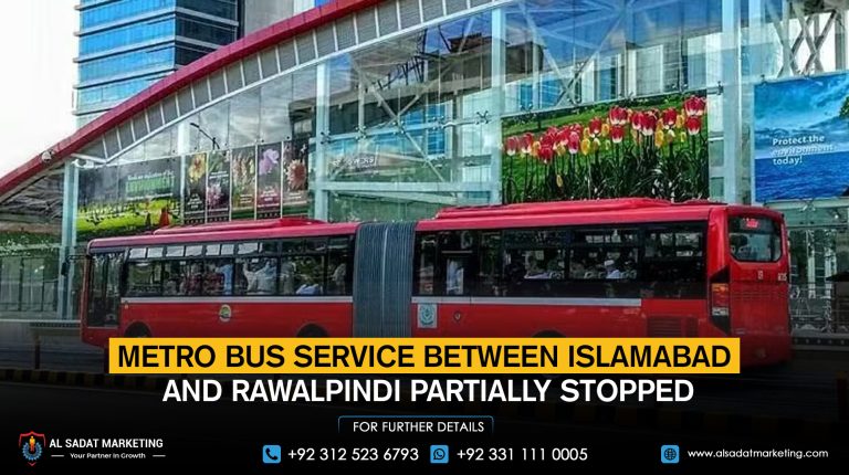 Metro Bus Service Between Islamabad and Rawalpindi Partially Stopped