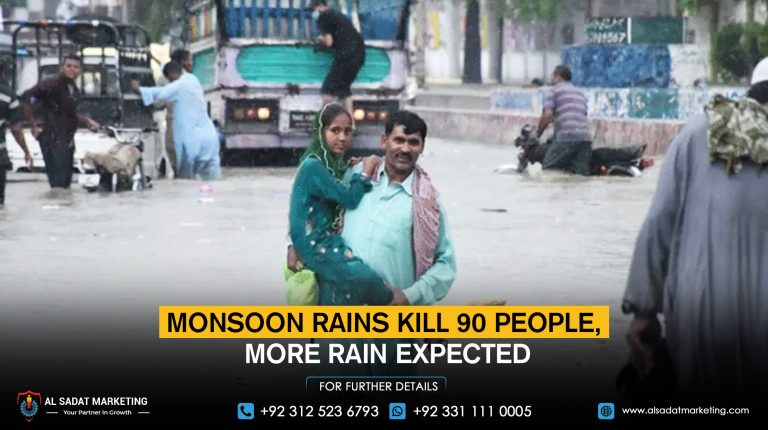 Monsoon Rains Kill 90 People, More Rain Expected