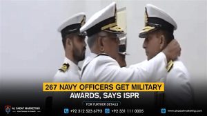 267 Navy Officers Get Military Awards, Says ISPR
