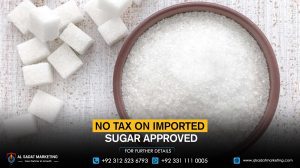 No tax on imported sugar approved