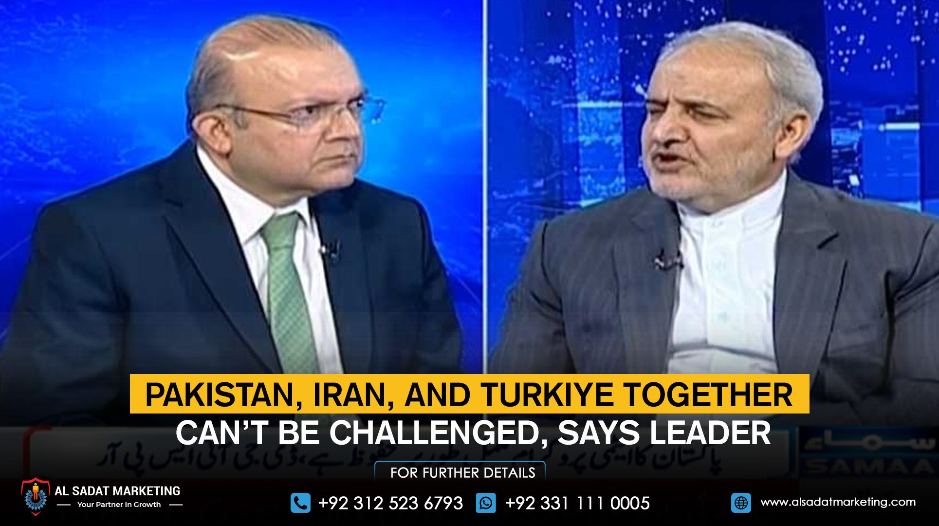 Pakistan, Iran, and Turkiye together can’t be challenged, says leader
