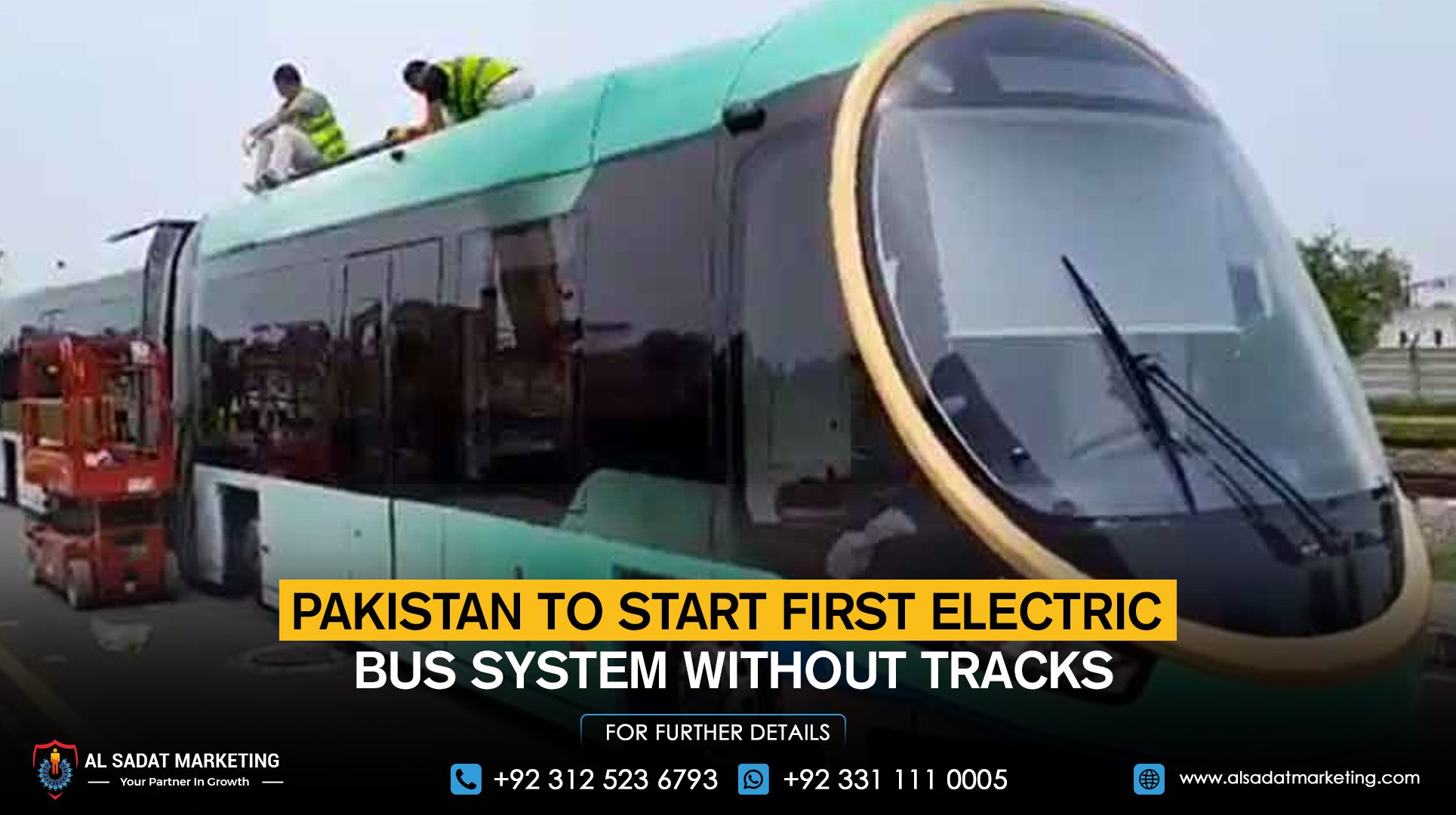 Pakistan to start its first electric bus system without tracks