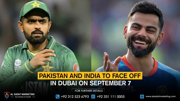 Pakistan and India to face off in Dubai on September 7