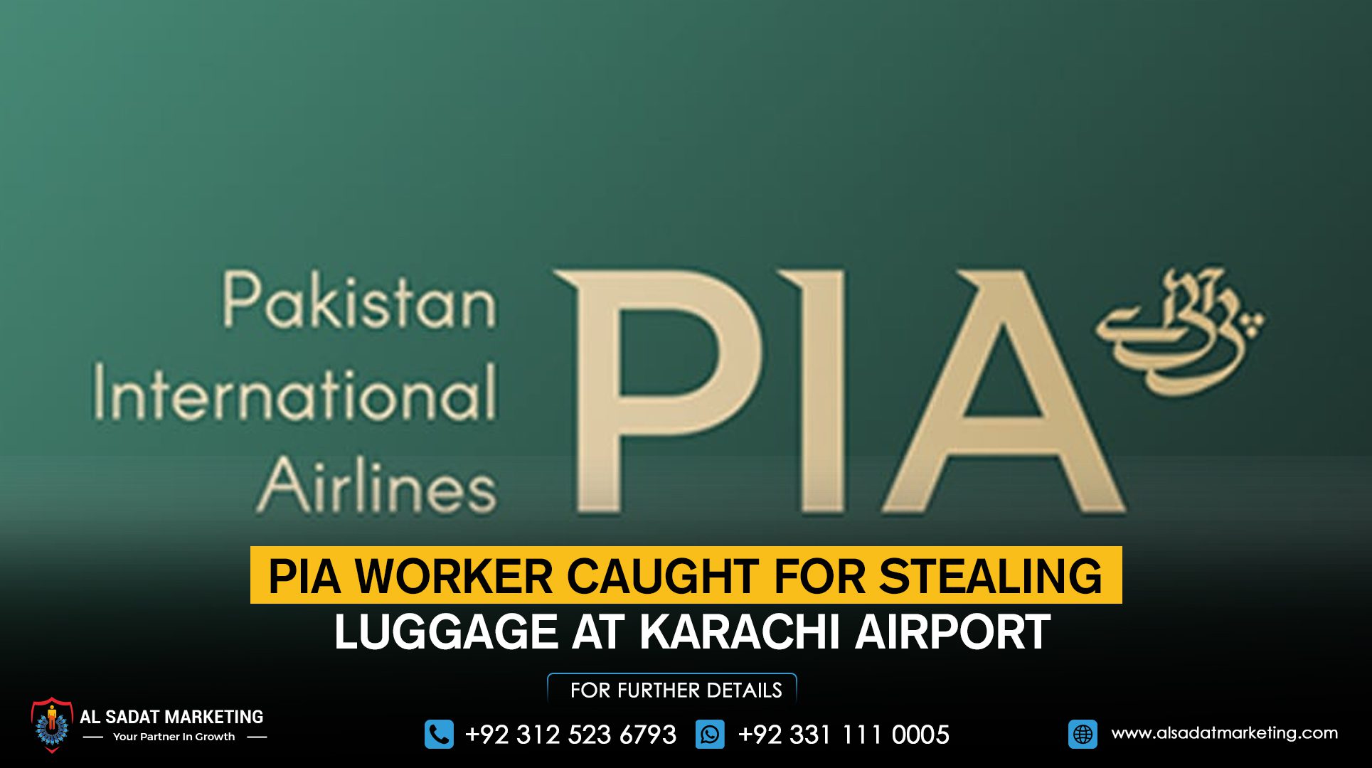 PIA worker caught stealing luggage at Karachi airport