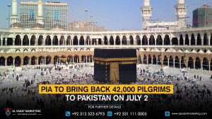 PIA to bring back 42,000 pilgrims to Pakistan on July 2