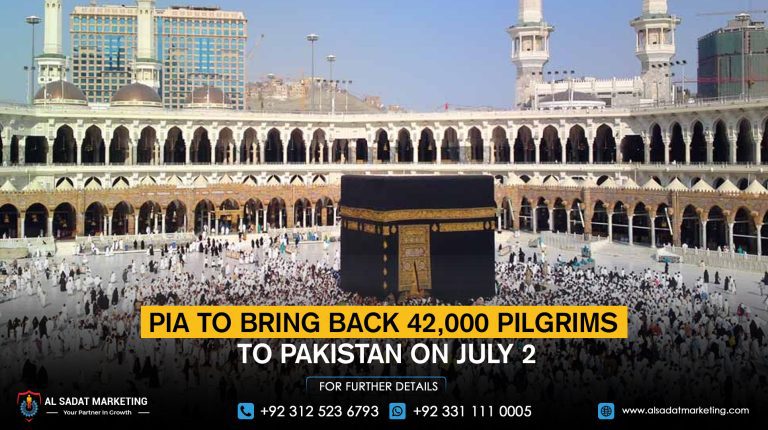 PIA to bring back 42,000 pilgrims to Pakistan on July 2