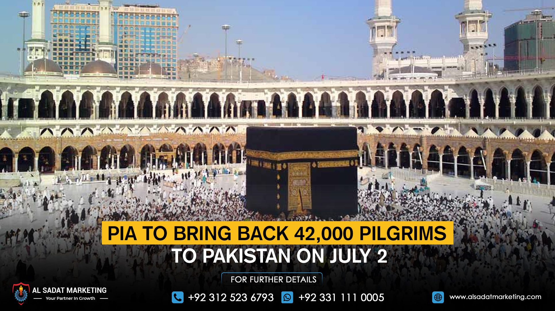 PIA to bring back 42,000 pilgrims to Pakistan on July 2