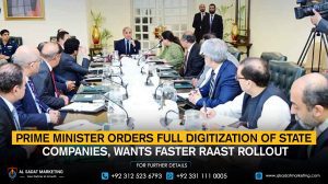 Prime Minister orders full digitization of state companies, wants faster Raast rollout