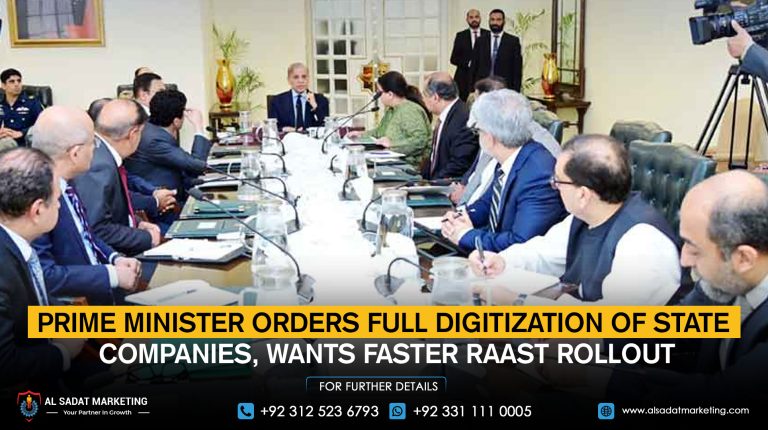 Prime Minister orders full digitization of state companies, wants faster Raast rollout