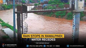 Rain stops in Rawalpindi; water recedes