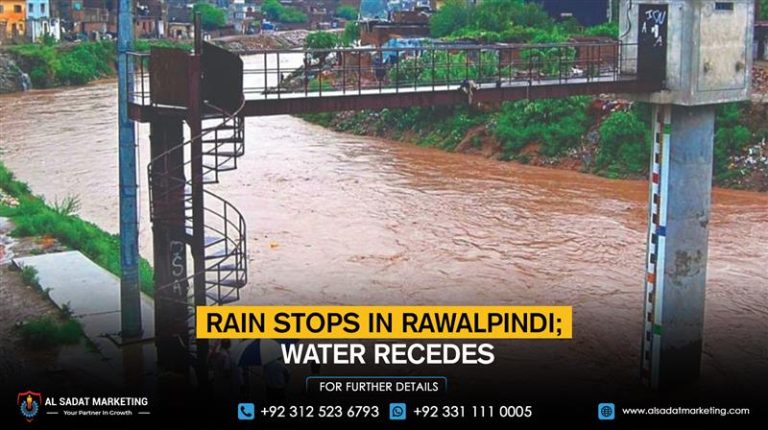 Rain stops in Rawalpindi; water recedes