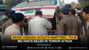 Seven Orakzai Scouts Martyred, Four Militants Killed in Terror Attack