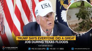 Trump Says Everyone Did a Great Job During Texas Floods