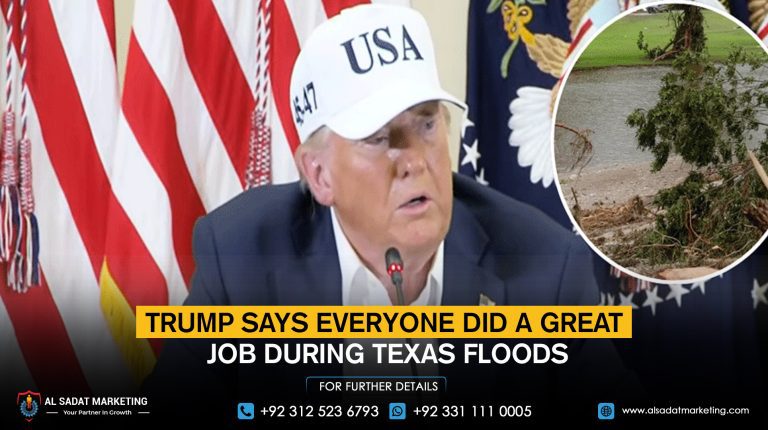 Trump Says Everyone Did a Great Job During Texas Floods