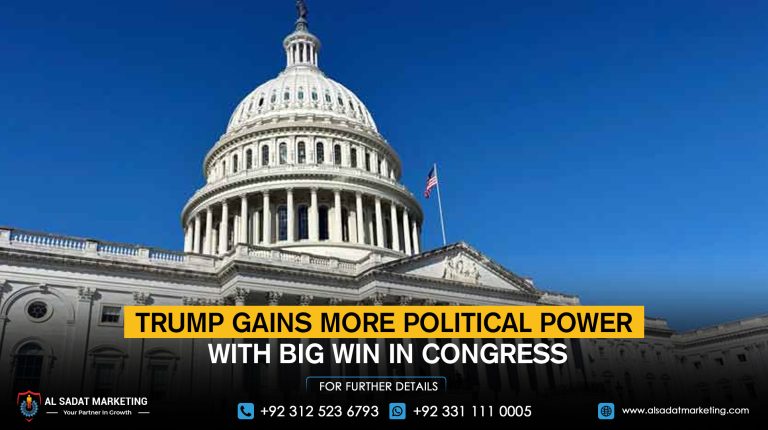 Trump gains more political power with a big win in Congress
