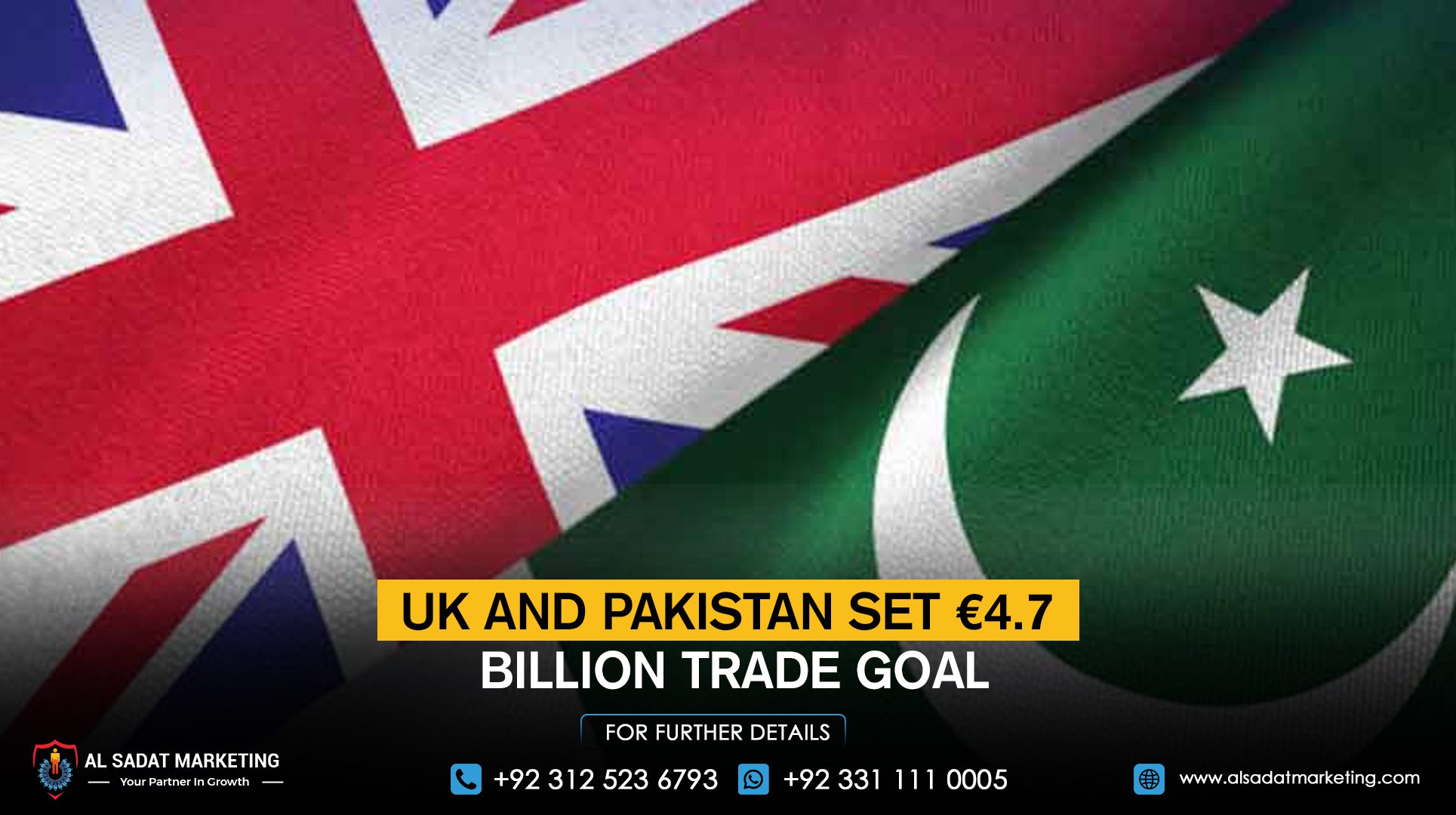 UK and Pakistan set €4.7 billion trade goal