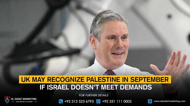 UK may recognize Palestine in September if Israel doesn't meet demands