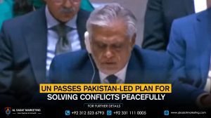 UN passes Pakistan-led plan for solving conflicts peacefully