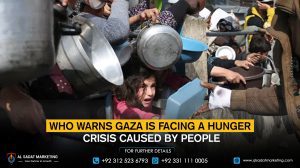 WHO warns Gaza is facing a hunger crisis caused by people