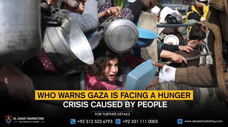 WHO warns Gaza is facing a hunger crisis caused by people