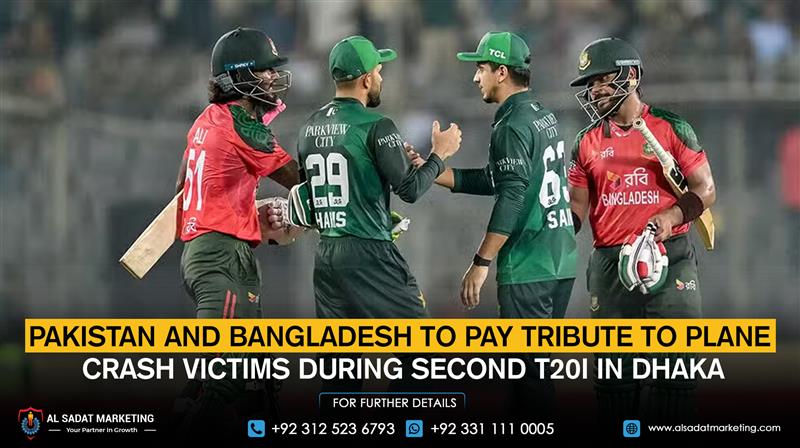 Pakistan and Bangladesh to Pay Tribute to Plane Crash Victims During Second T20I in Dhaka
