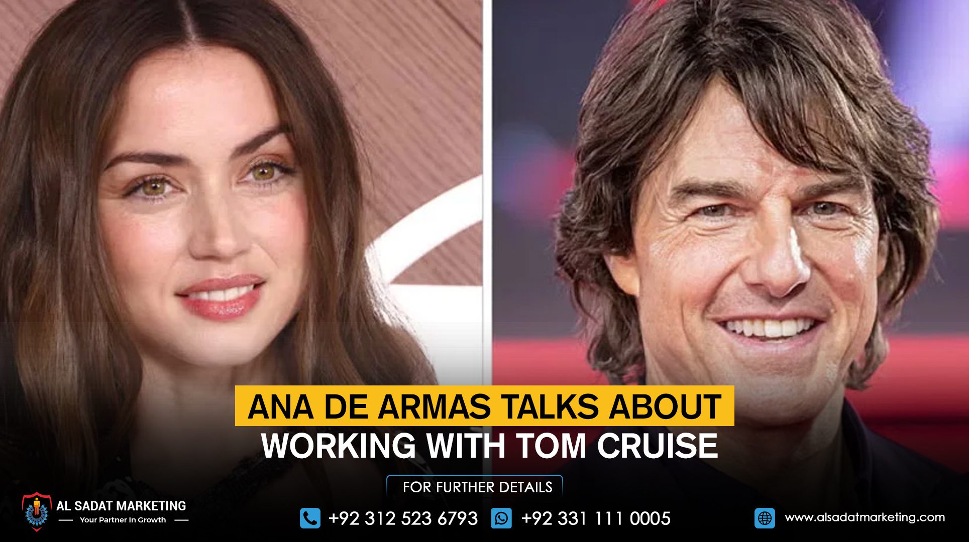 Ana de Armas talks about working with Tom Cruise