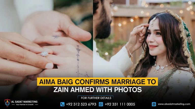 Aima Baig confirms marriage to Zain Ahmed with photos