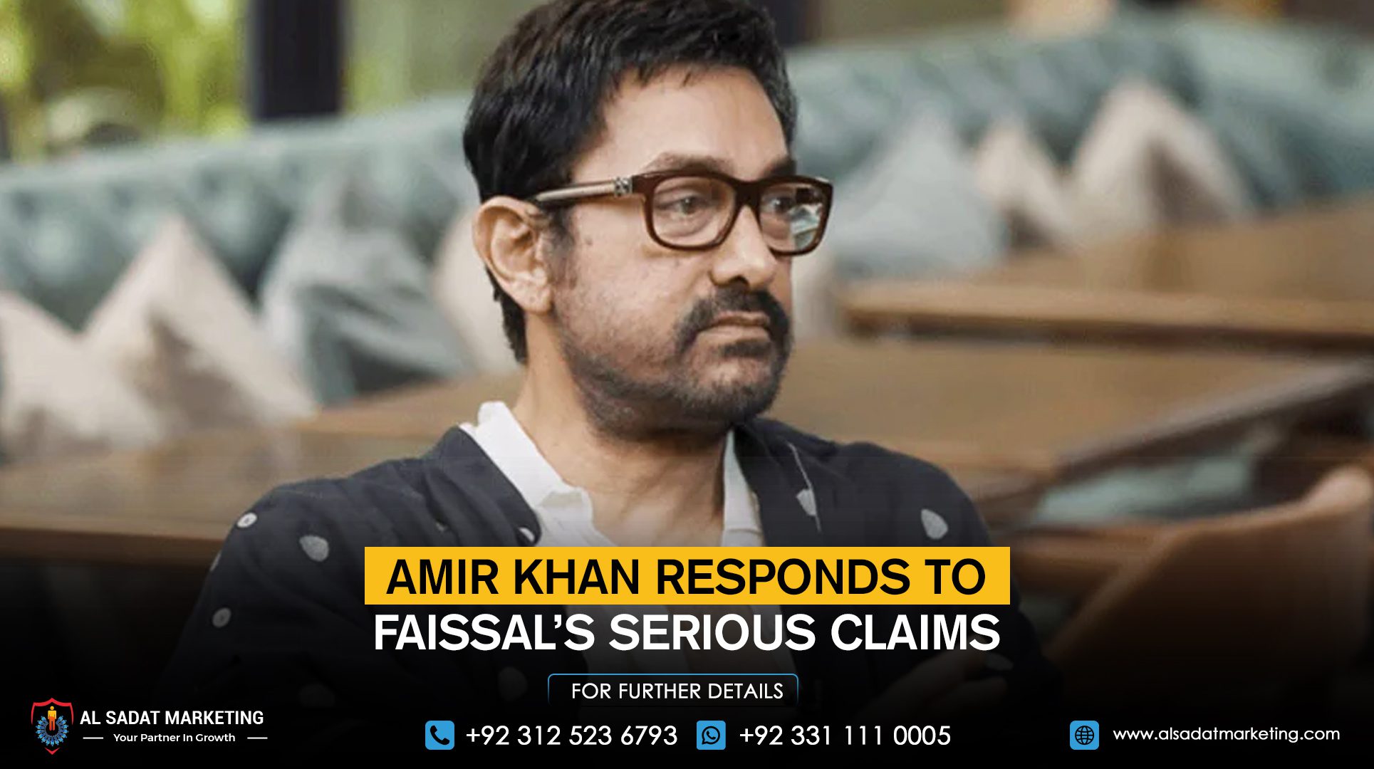 Aamir Khan responds to Faissal’s serious claims