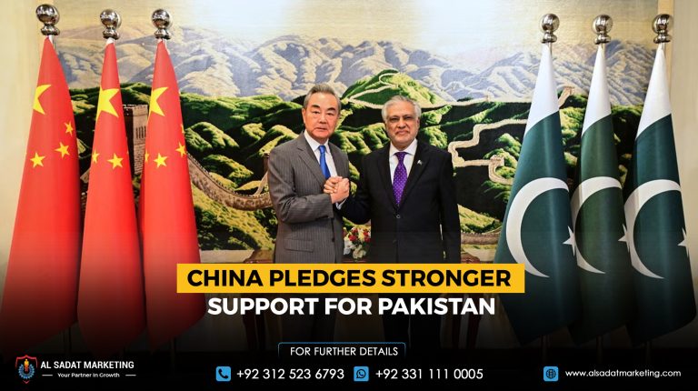 China pledges stronger support for Pakistan