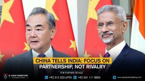 China tells India: focus on partnership, not rivalry
