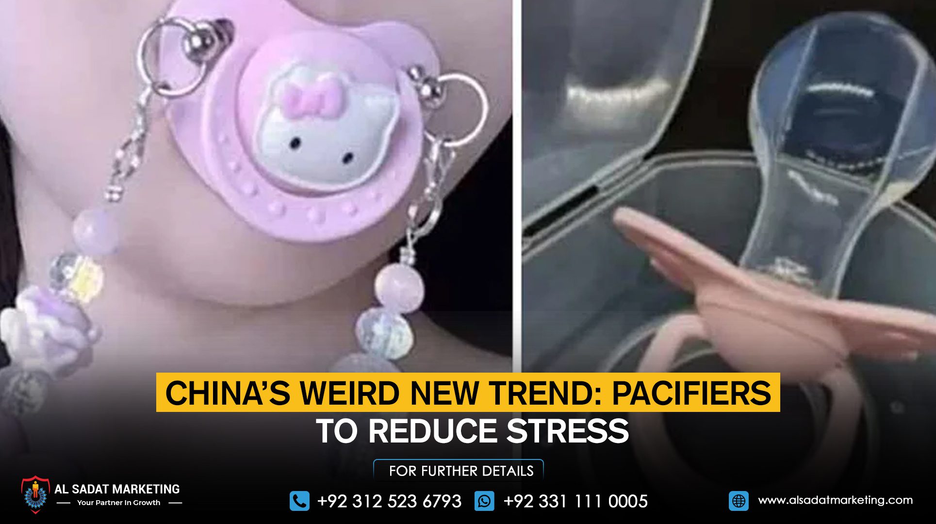 China’s weird new trend: Pacifiers to reduce stress