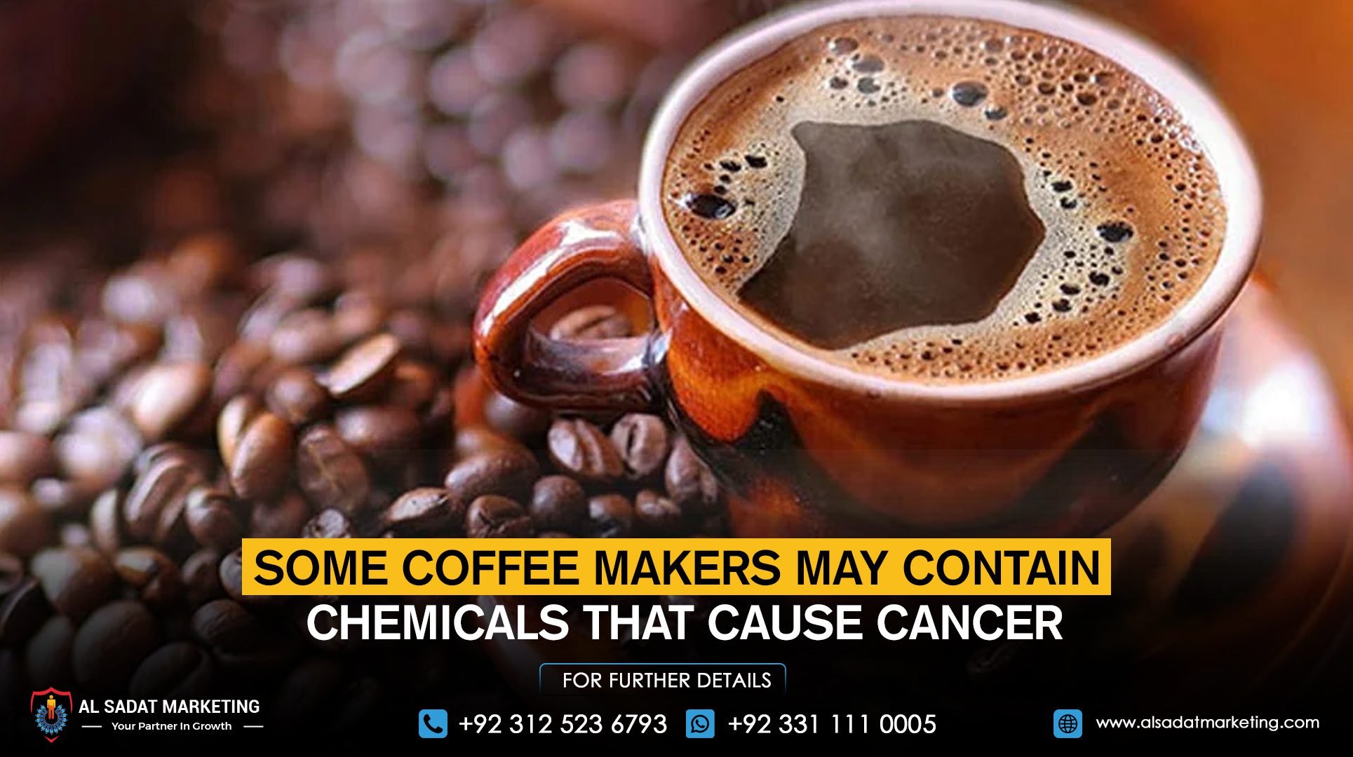 Some coffee makers may contain chemicals that cause cancer
