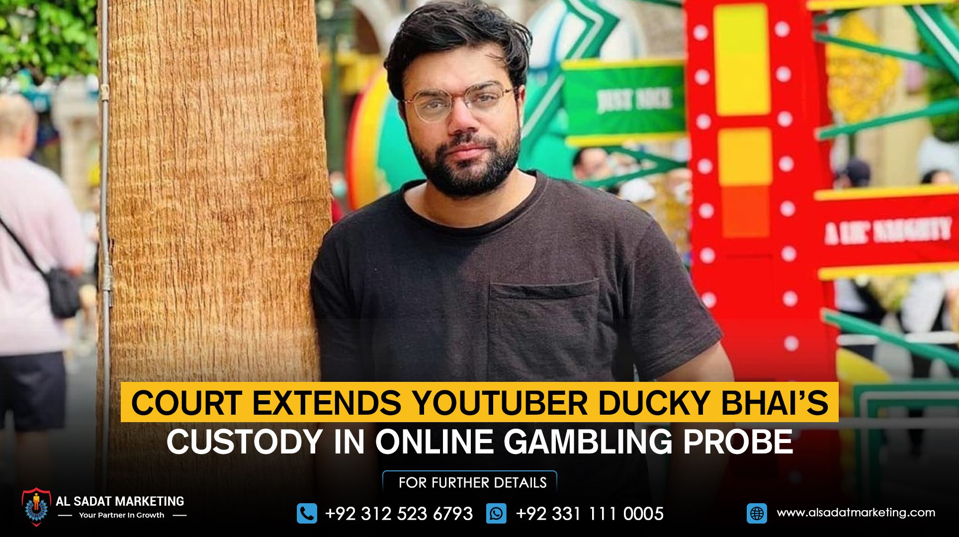 Court Extends YouTuber Ducky Bhai’s Custody in Online Gambling Probe